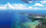 飛行機から見るセブ島