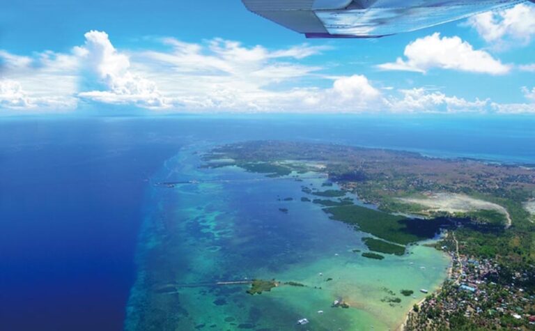 飛行機から見るセブ島